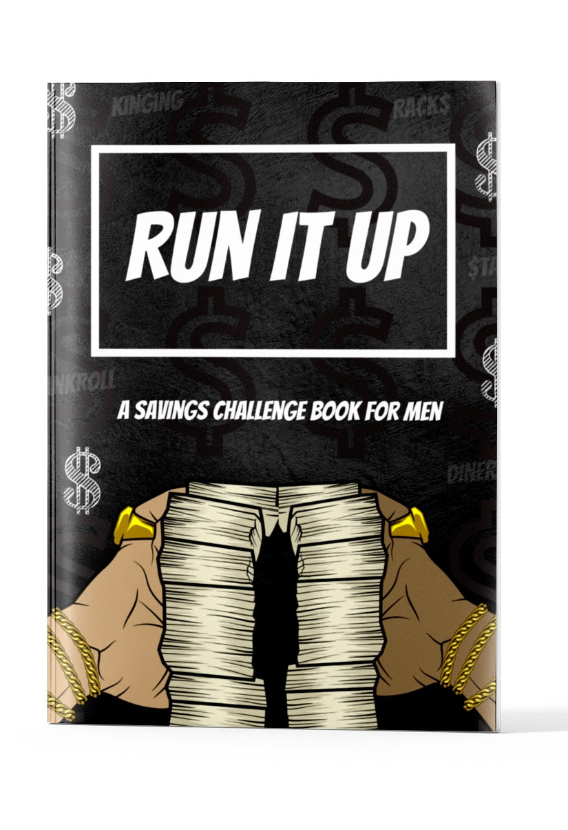 Run It Up - The Savings Challenge Book for Men – I Am Her Stationery LLC