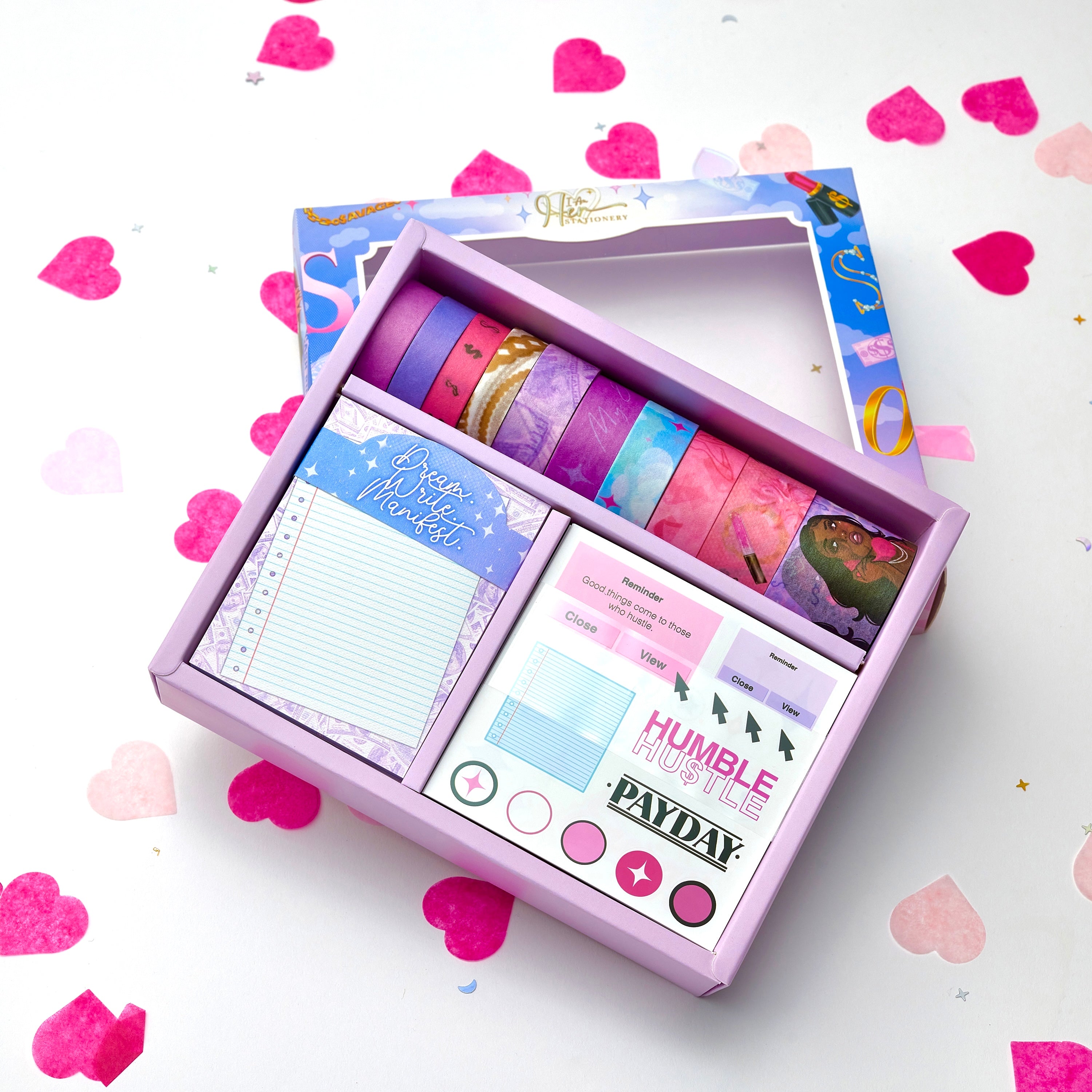 Paperwork Inside This Box Sticker In My Bag Box Sticker Set – I Am Her Stationery LLC