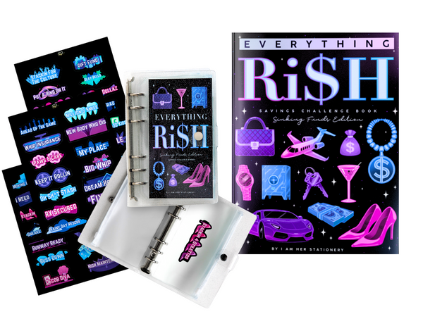Everything Ri$h: Savings Challenge Book & Binder Set