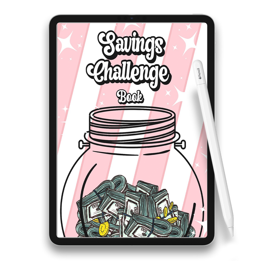 Digital | Starter Savings Challenge Book – I Am Her Stationery LLC