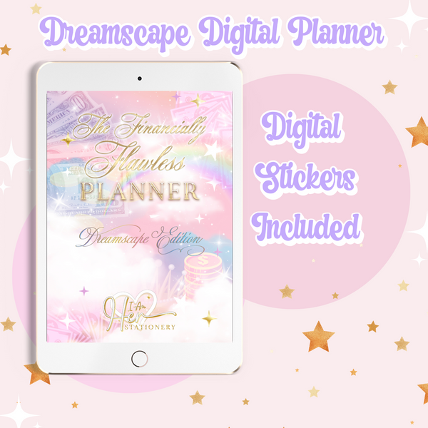 (New Version) Dreamscape Financially Flawless Digital Planner