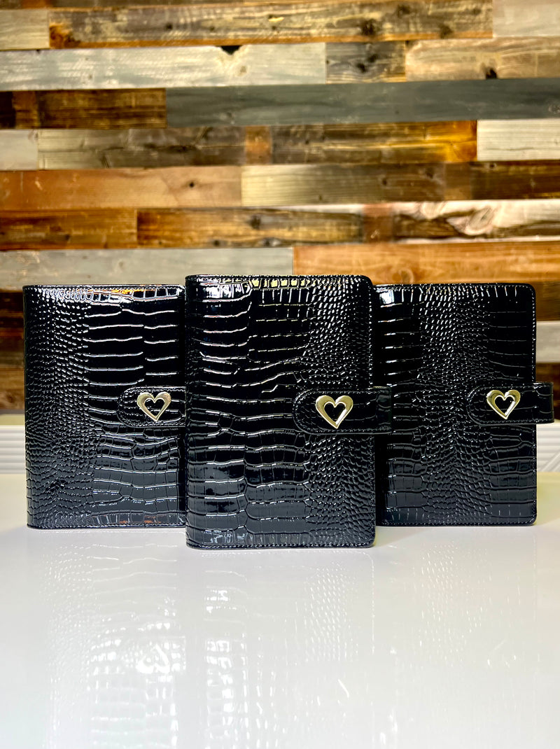 Blacc Croc | HER Luxe Wallet System