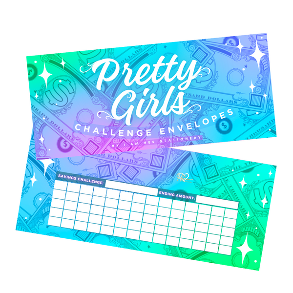 Pretty Girls Cash Envelopes - Set of 10