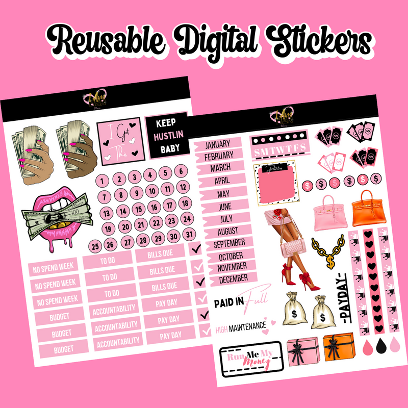 (Old version) The Pink Financially Flawless Digital Planner