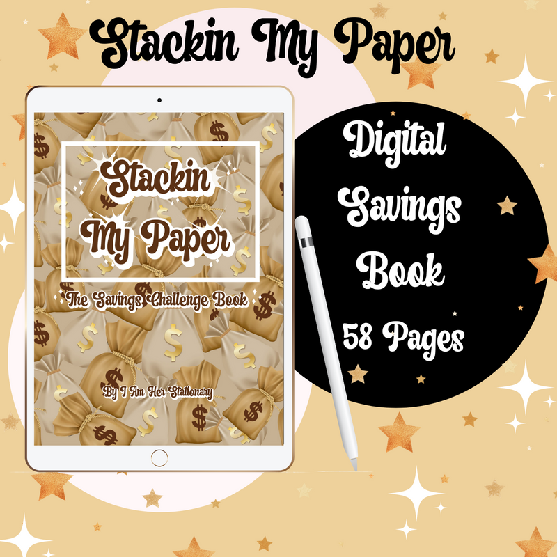 Stackin My Paper Digital Savings Book
